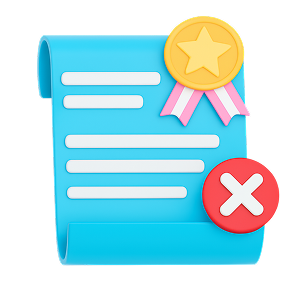 No certificates